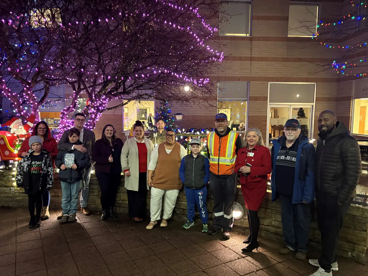 Rotary Club of Cobourg Courtyard at NHH decorated for the holidays Rotary Club of Cobourg Courtyard at NHH decorated for the holidays